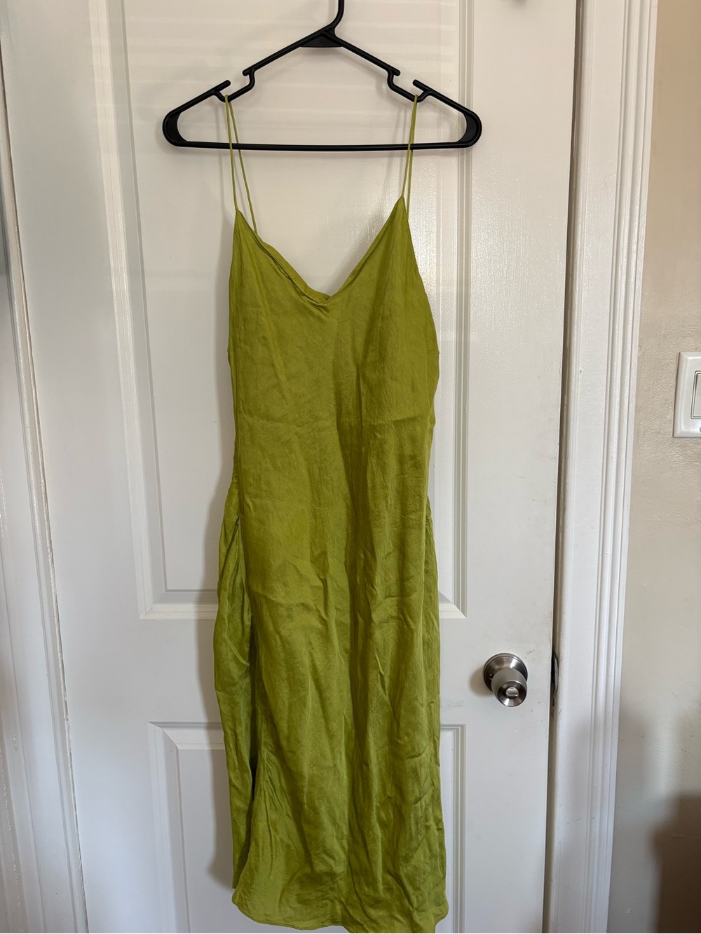 Lime Green Slip Dress - Rujuta Sheth Mia in Citron 1X
